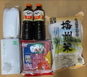 株式会社Win-Works及びチームドットマン一同からマスク・食品等を提供いただきました