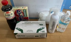 株式会社Win-Works及びチームドットマン一同からマスク・食品等を提供いただきました